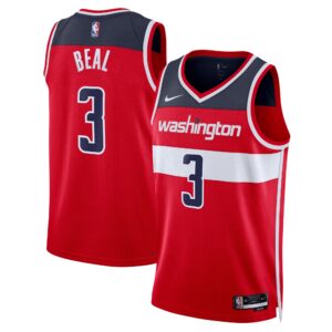 Maillot Bradley Beal rouge - Washington Wizards