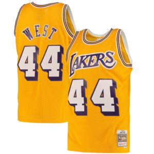 Maillot Jerry West jaune - Los Angeles Lakers