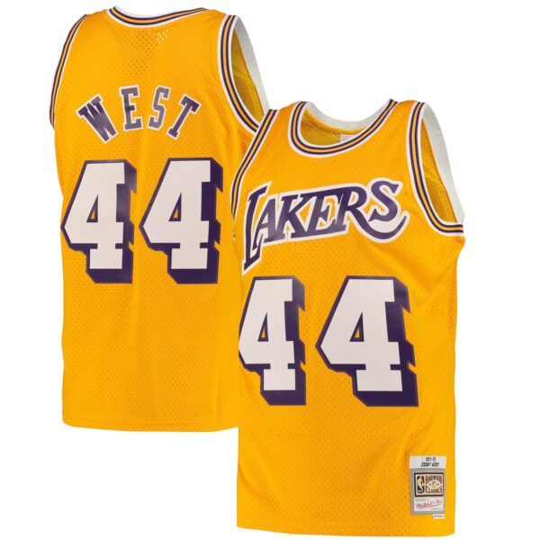Maillot Jerry West jaune - Los Angeles Lakers
