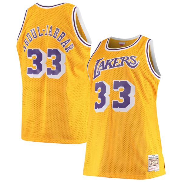 Maillot Kareem Abdul-Jabbar jaune - Los Angeles Lakers