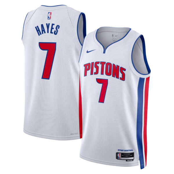 Maillot Killian Hayes blanc - Detroit Pistons