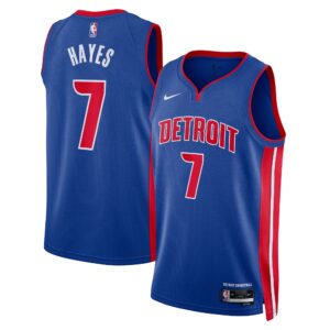 Maillot Killian Hayes bleu - Detroit Pistons