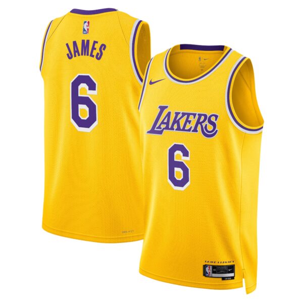 Maillot LeBron James or - Los Angeles Lakers