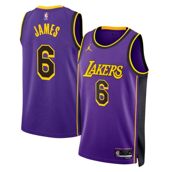 Maillot LeBron James violet - Los Angeles Lakers