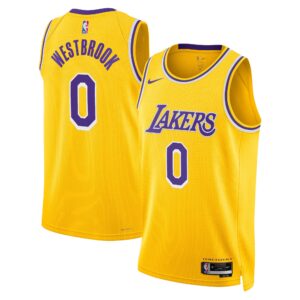 Maillot Russell Westbrook or - Los Angeles Lakers