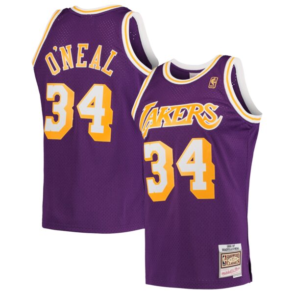 Maillot Shaquille O'Neal violet - Los Angeles Lakers