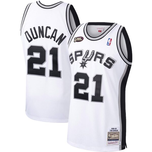 Maillot Tim Duncan blanc - San Antonio Spurs