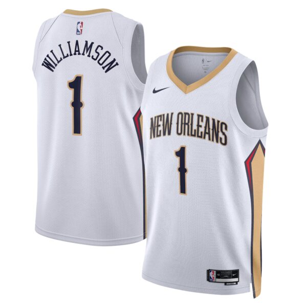 Maillot Zion Williamson blanc - New Orleans Pelicans