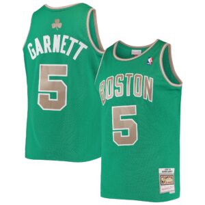 Maillot Kevin Garnett or/vert - Boston Celtics